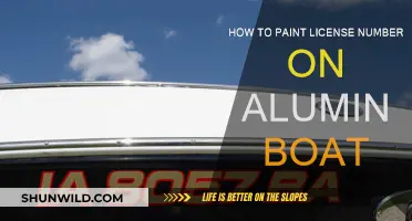 Painting License Numbers on Aluminum Boats: A Step-by-Step Guide