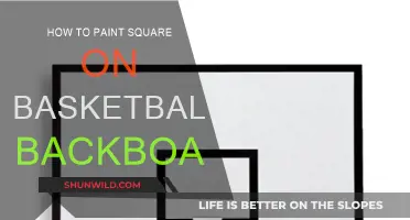 Painting a Basketball Backboard Square: A Step-by-Step Guide