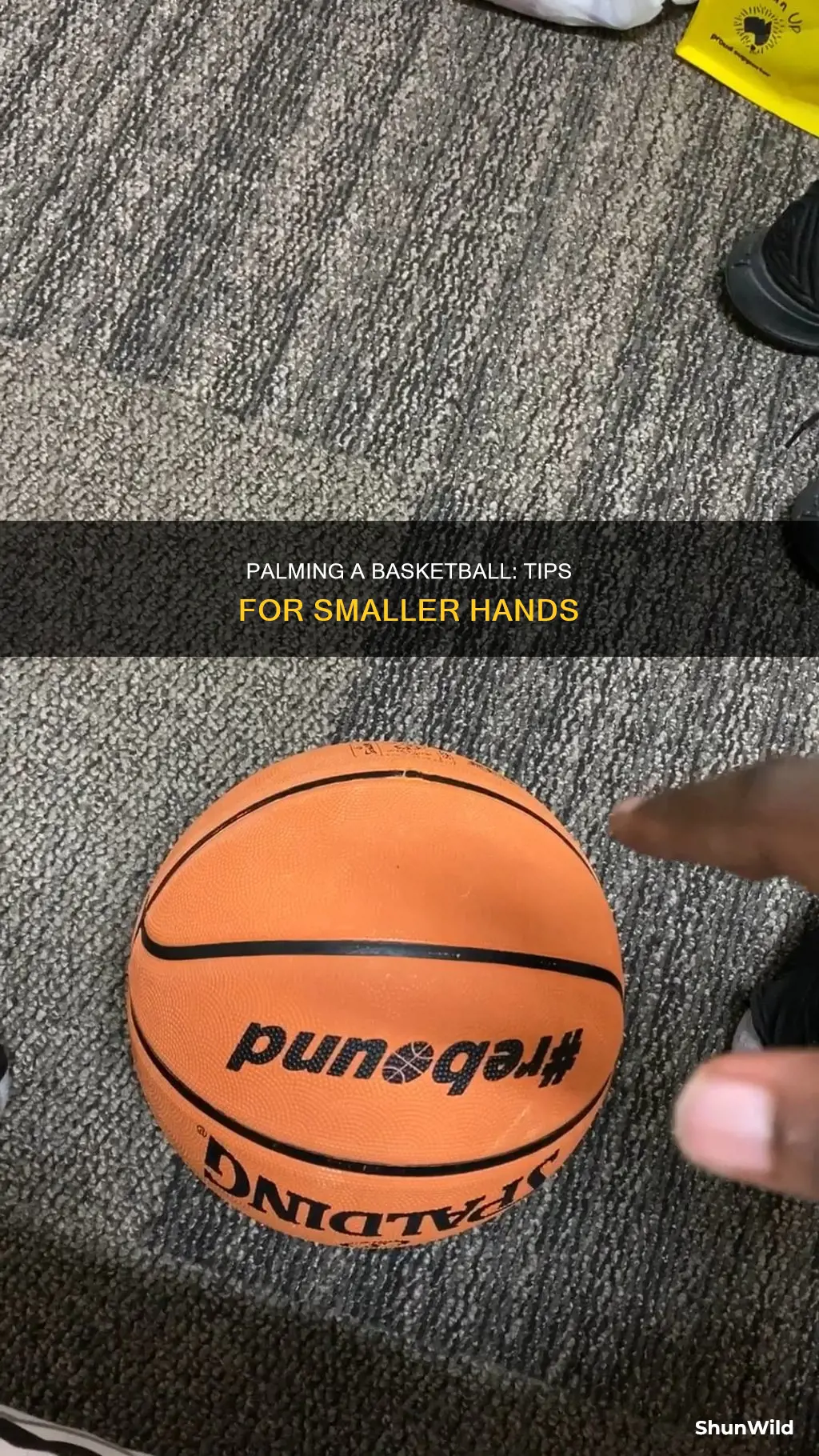 how to palm a basketball if you have small hands