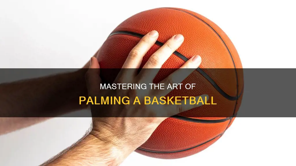 how to palm the basketball