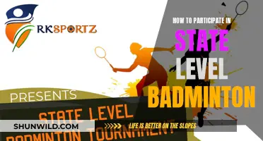 Badminton: State Level Participation Guide