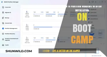 Partition Windows 10 Post-Installation on Boot Camp: A Step-by-Step Guide