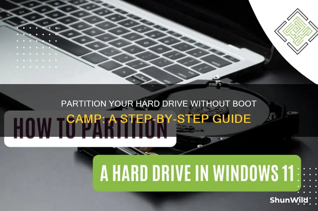 how to partition your harddrive without using boot camp