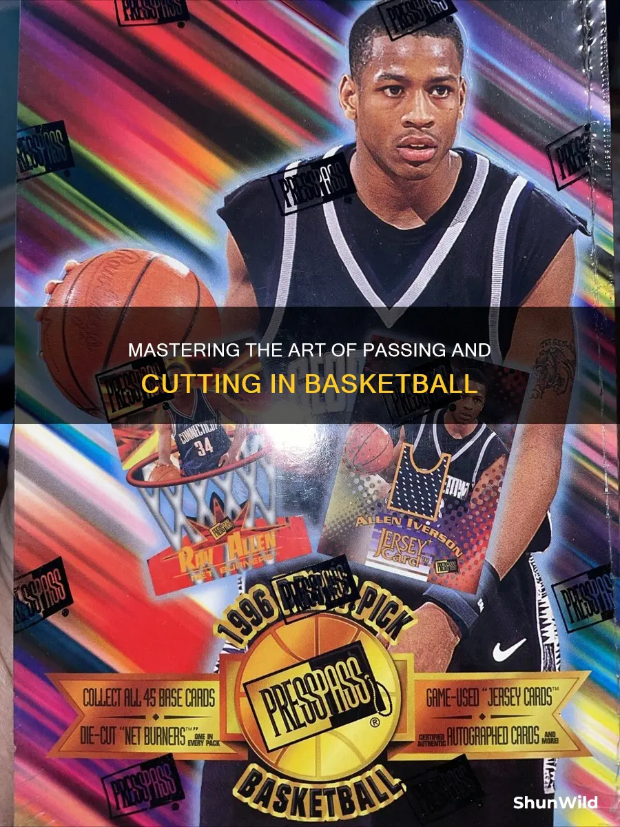 how to pass and cut basketball