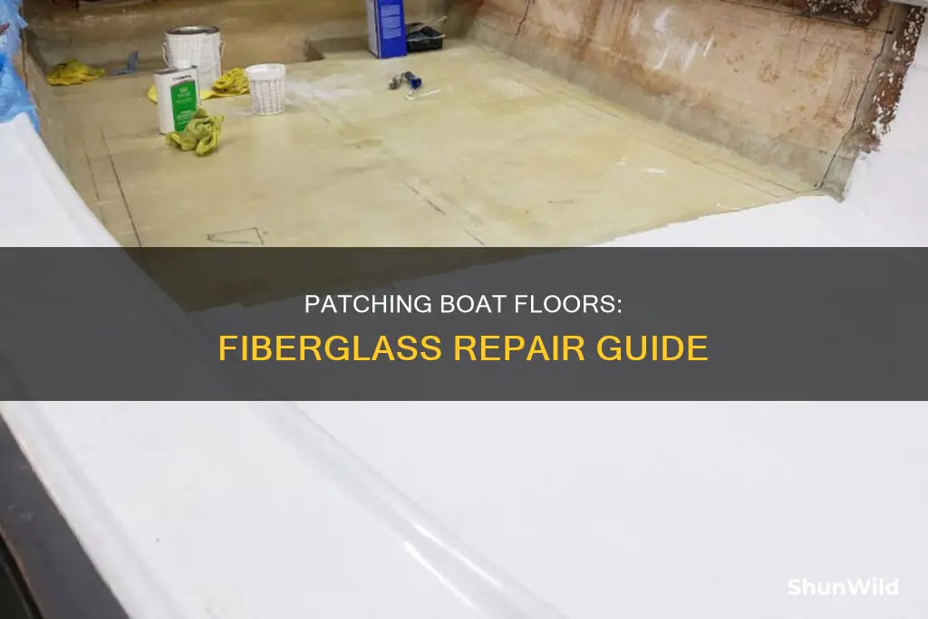 how to patch a boat floor with fiberglass