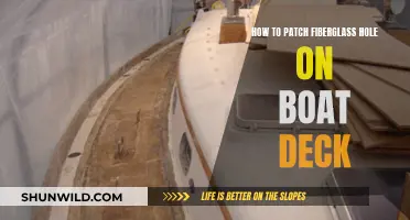 Patching Fiberglass Hole on Your Boat Deck: Easy Steps