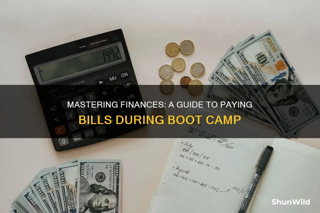 how to pay bills in boot camp
