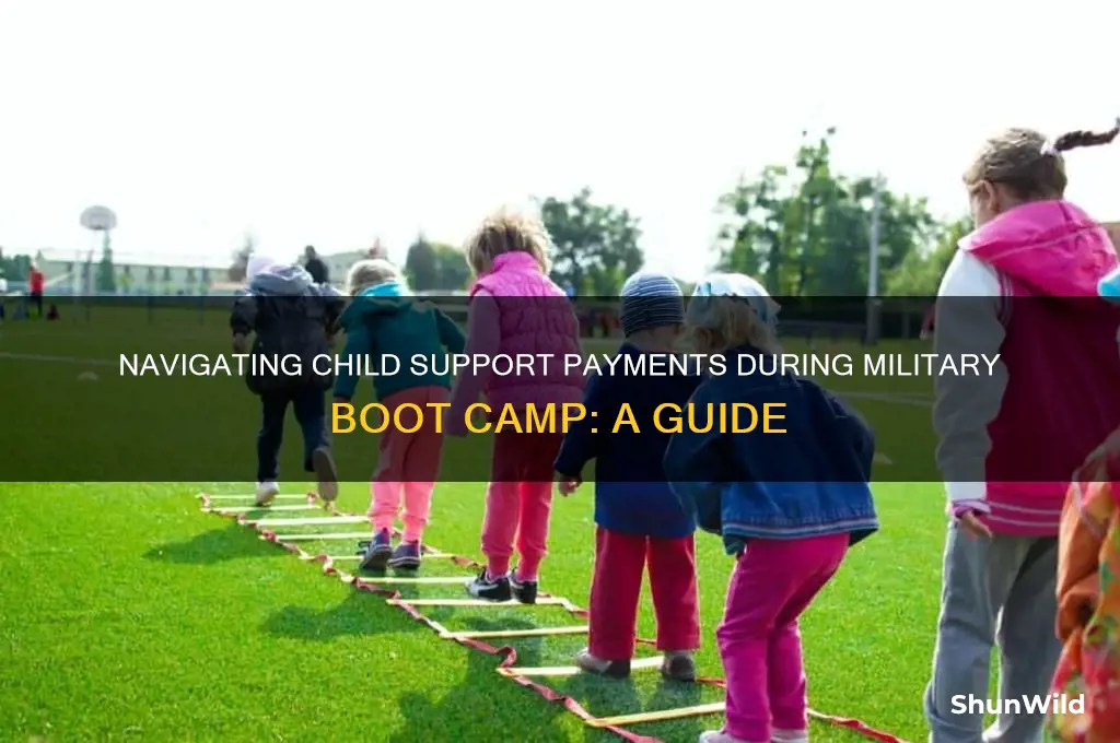 how to pay child support while in boot camp