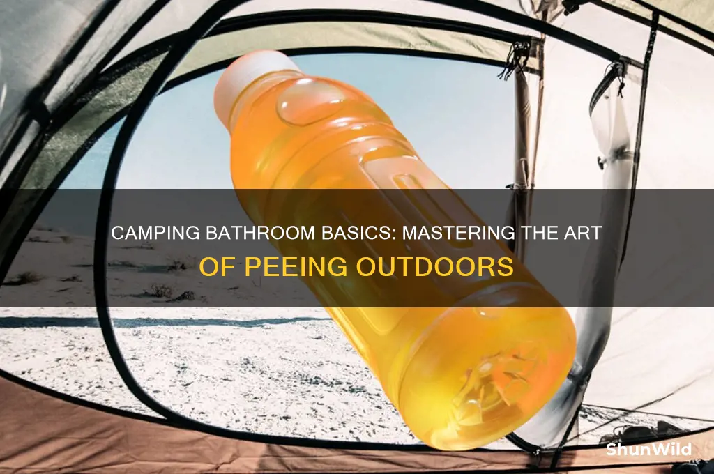 how to pee camping