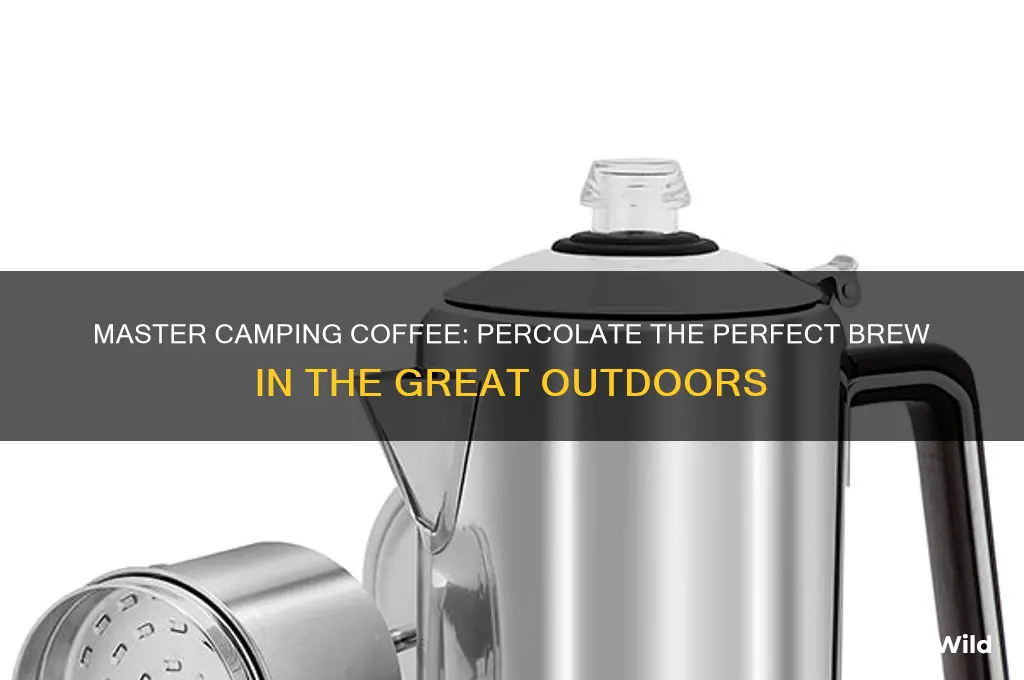 how to percolate coffee camping