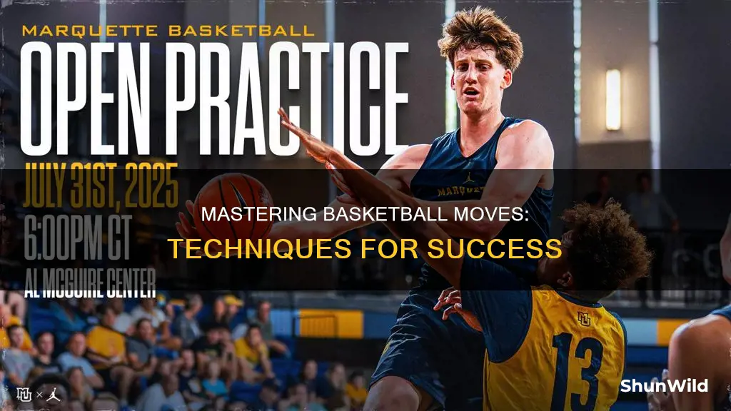 how to perform basketball moves