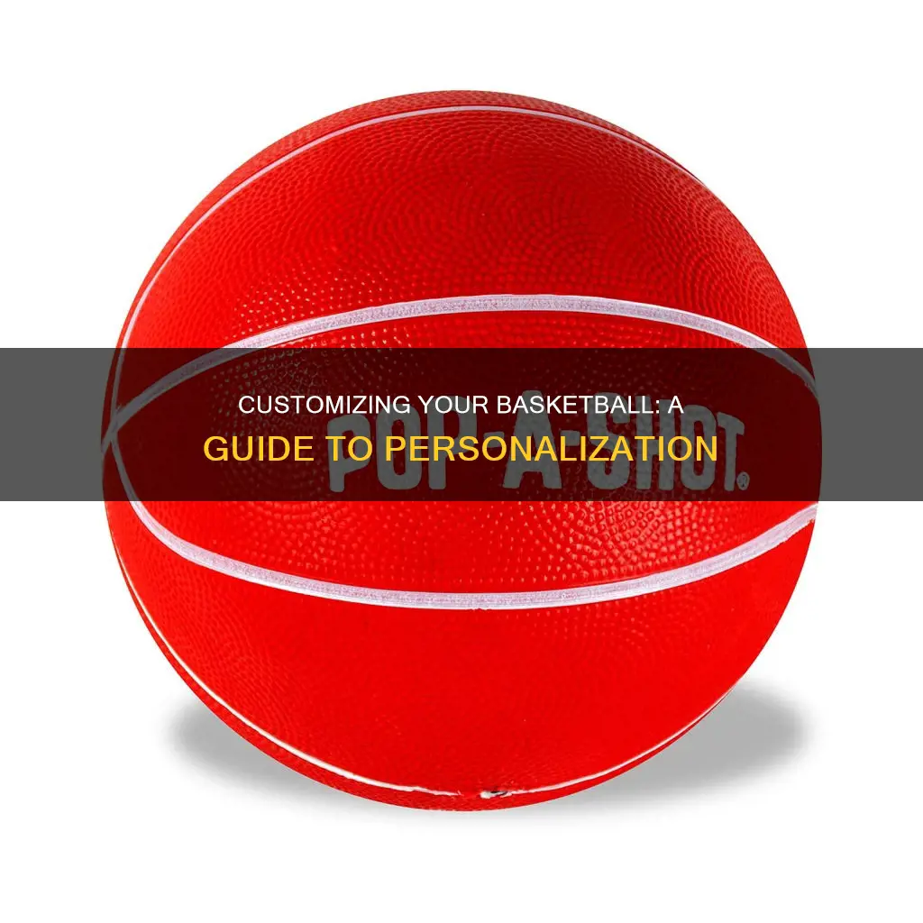 how to personalize a basketball