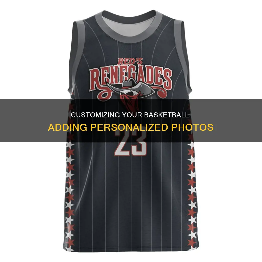 how to personalized photo on a basketball
