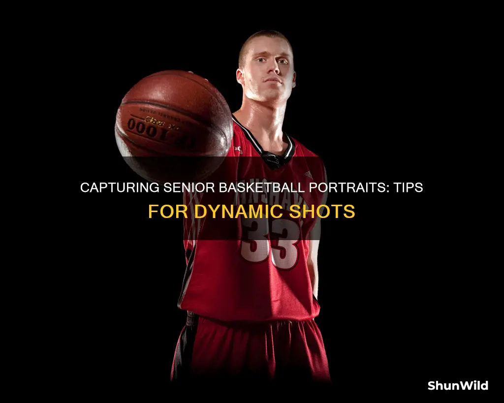 how to photograph senior portrait basketball