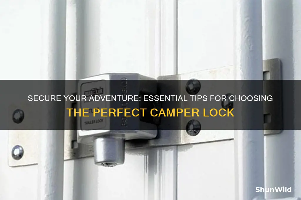 how to pick camper lock