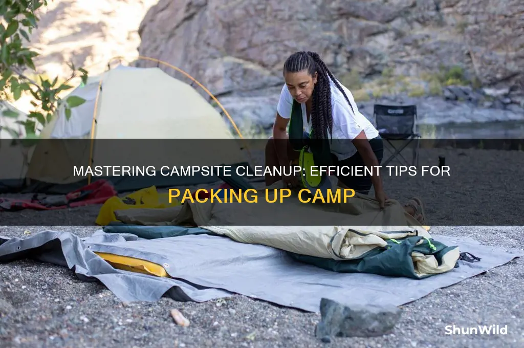 how to pick up camp