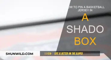 Displaying Your Basketball Jersey: Shadow Box Pinning Guide