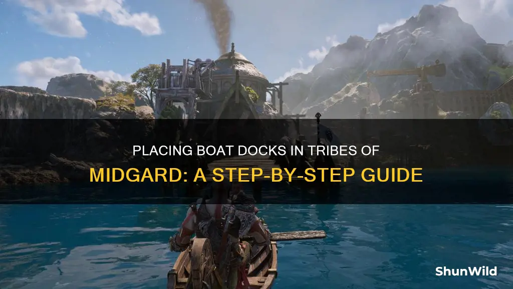 how to place boat dock tribes of midgard