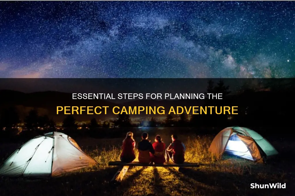 how to plan camping trip