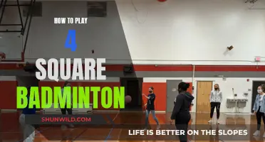 Strategizing Wins: Playing 4-Square Badminton