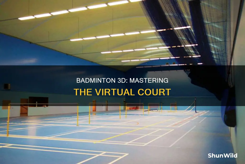 how to play badminton 3d game