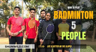 Fun Badminton Games for Five People