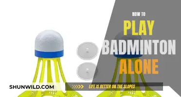 Playing Badminton Solo: Tips and Tricks