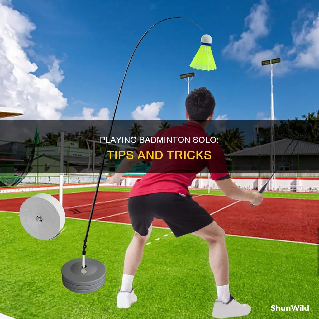 how to play badminton by yourself