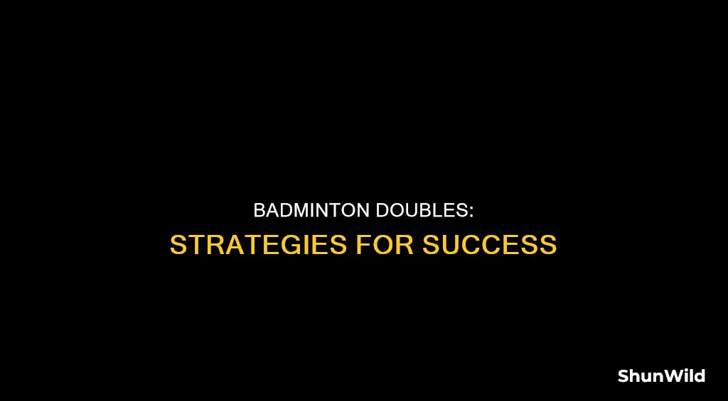how to play badminton doubles tips
