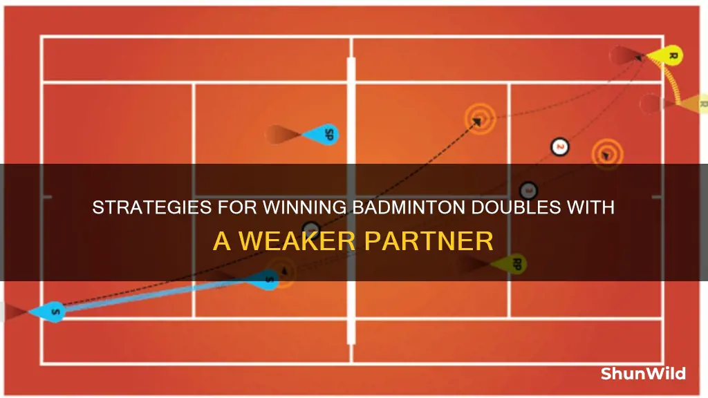 how to play badminton doubles with a weak partner