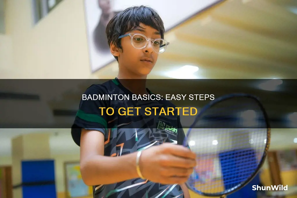how to play badminton easy steps