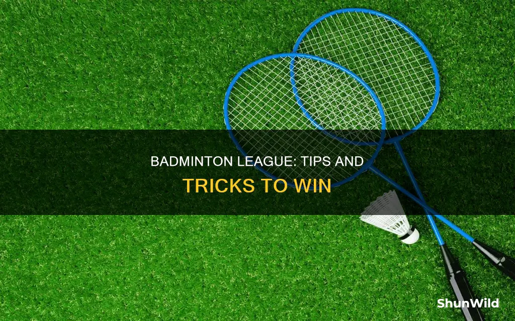 how to play badminton league