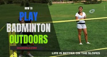 Badminton Outside: Tips and Tricks
