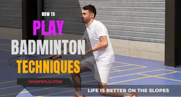 Badminton Techniques: Master the Court