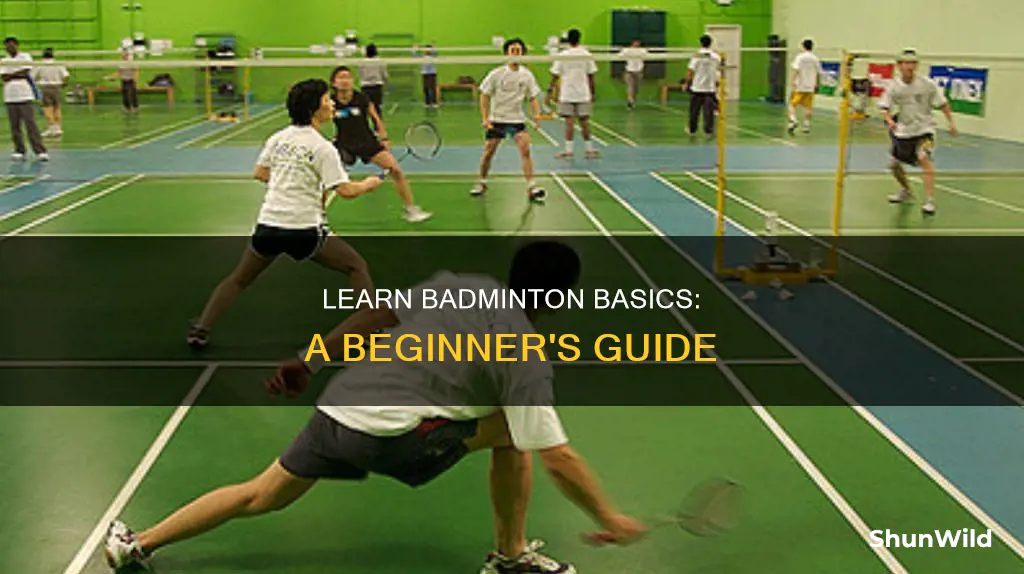 how to play badmitton