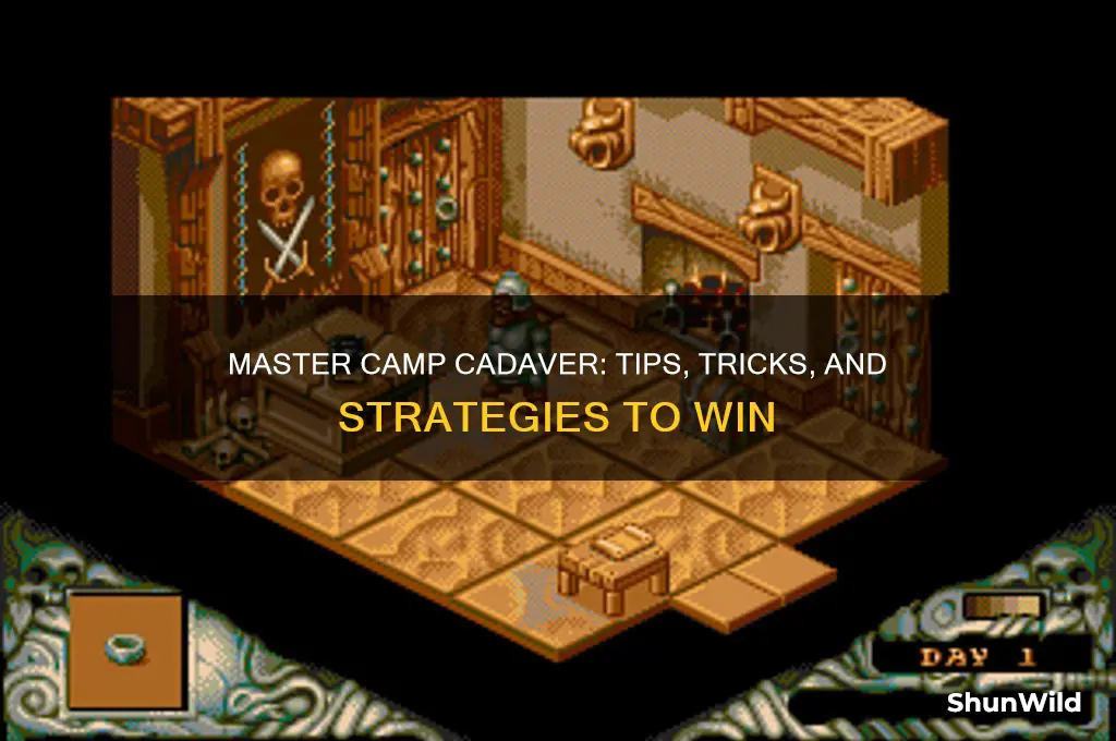 how to play camp cadaver