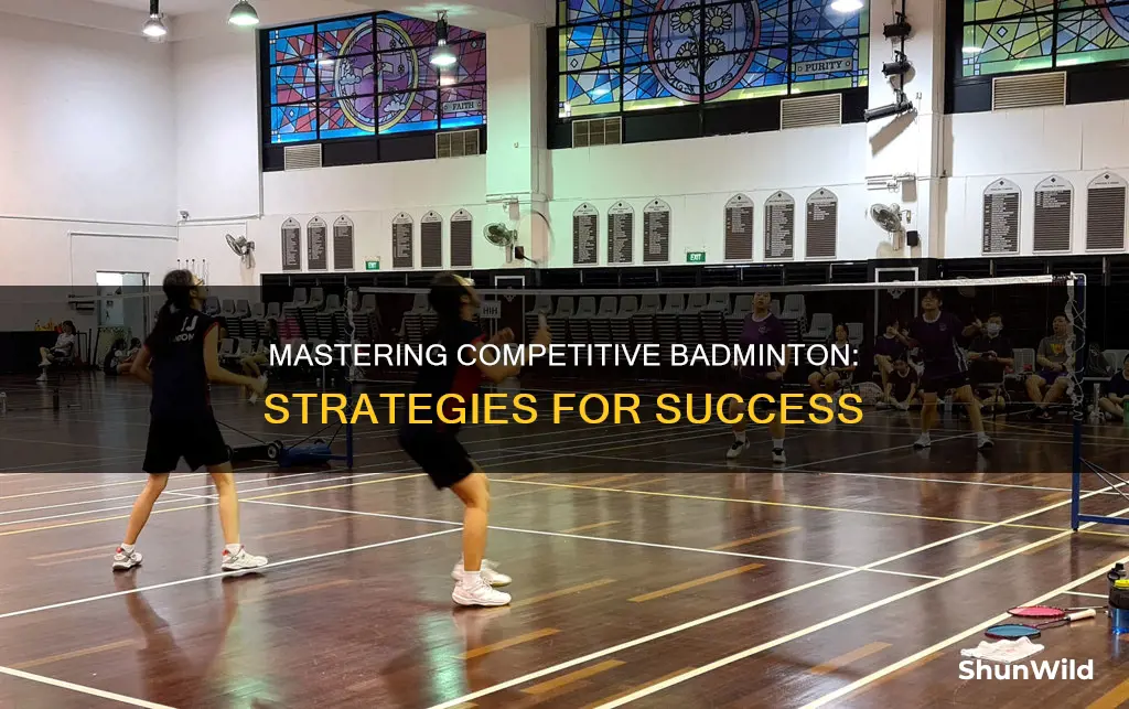 how to play competitive badminton