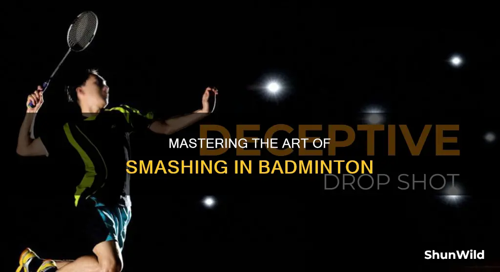 how to play good smash in badminton