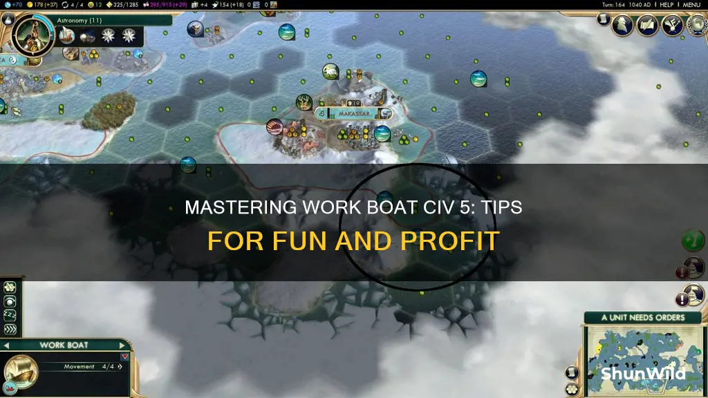 how to play with work boat civ 5