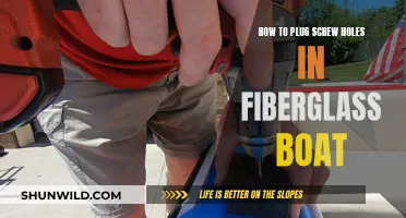 Repairing Screw Holes in a Fiberglass Boat: Plug and Protect