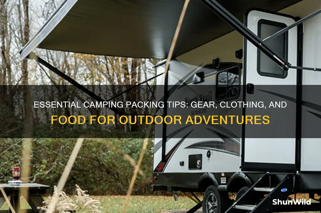 how to poack for camping