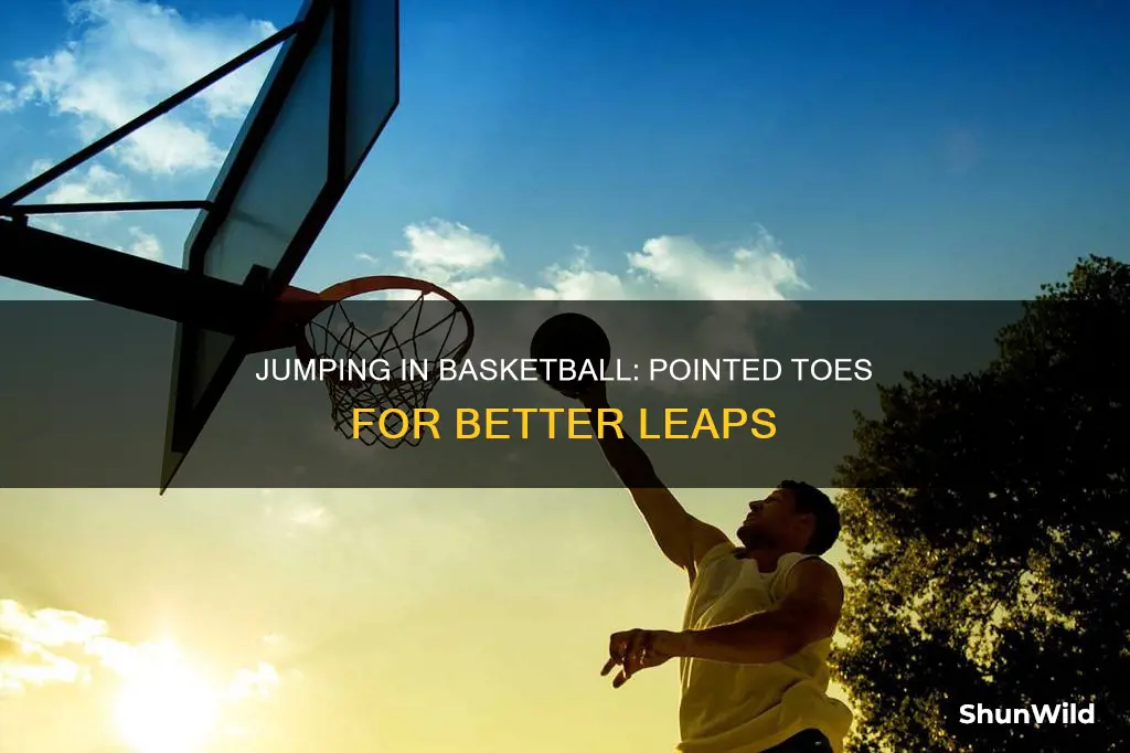 how to point your toes when you jump in basketball