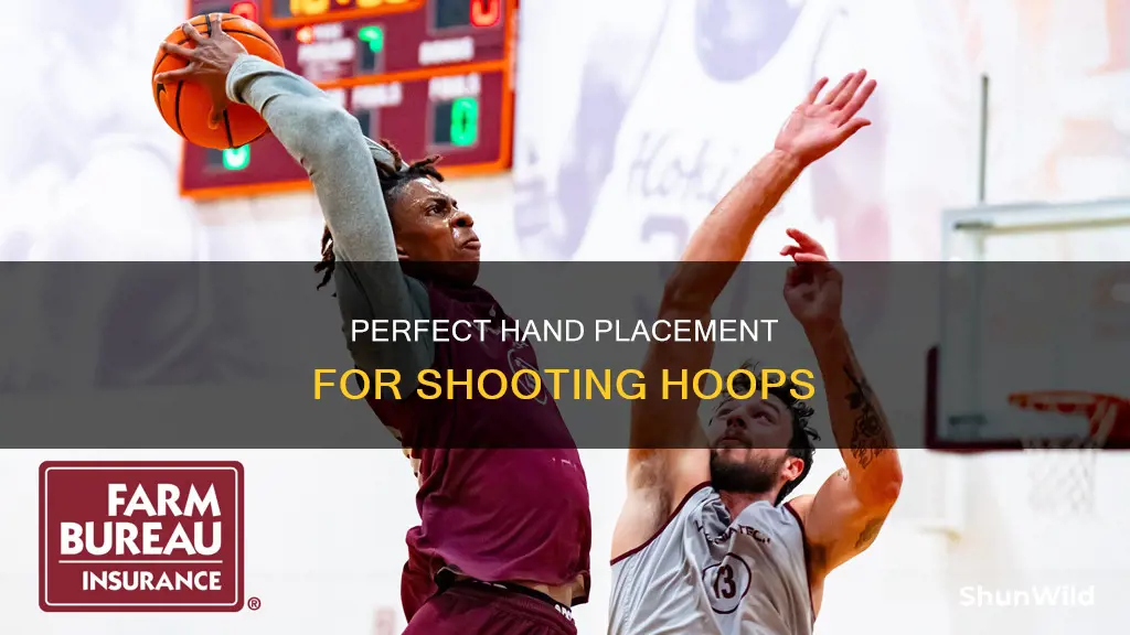 how to position your hand on a basketball
