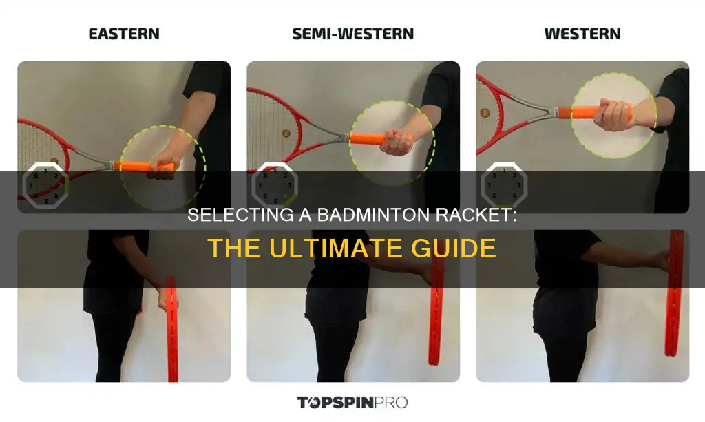 how to post a badminton racket