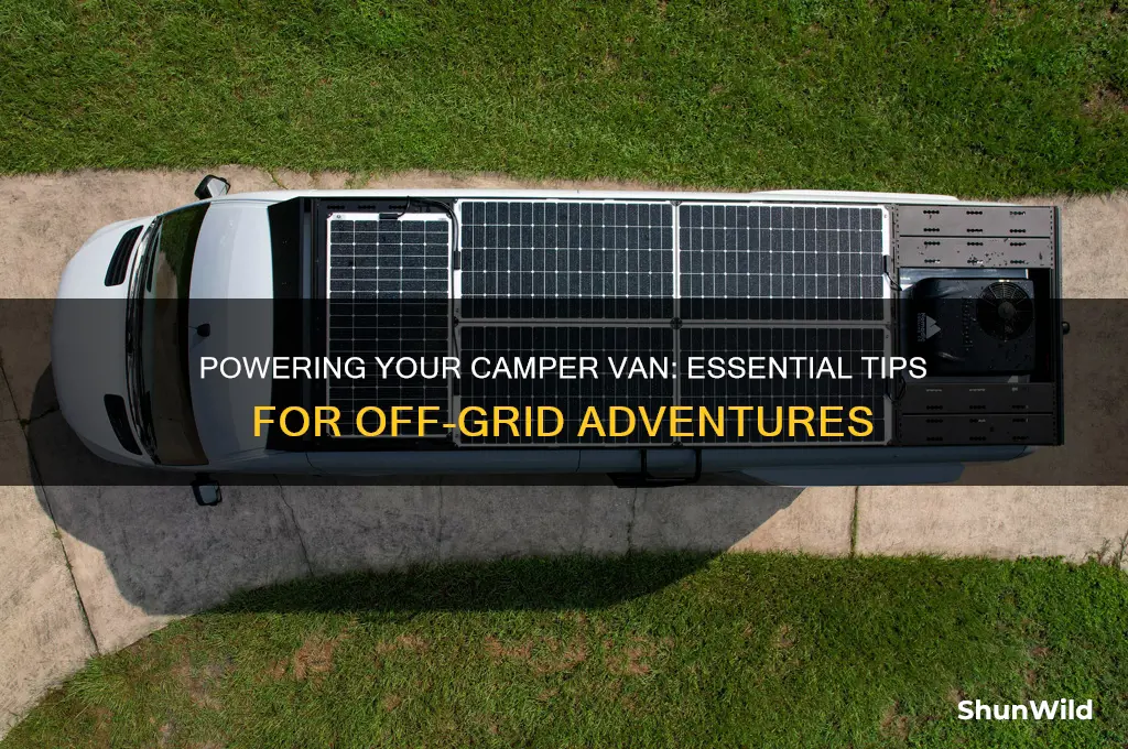 how to power camper van