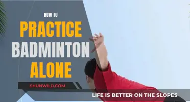 Practice Badminton Solo: Tips and Tricks
