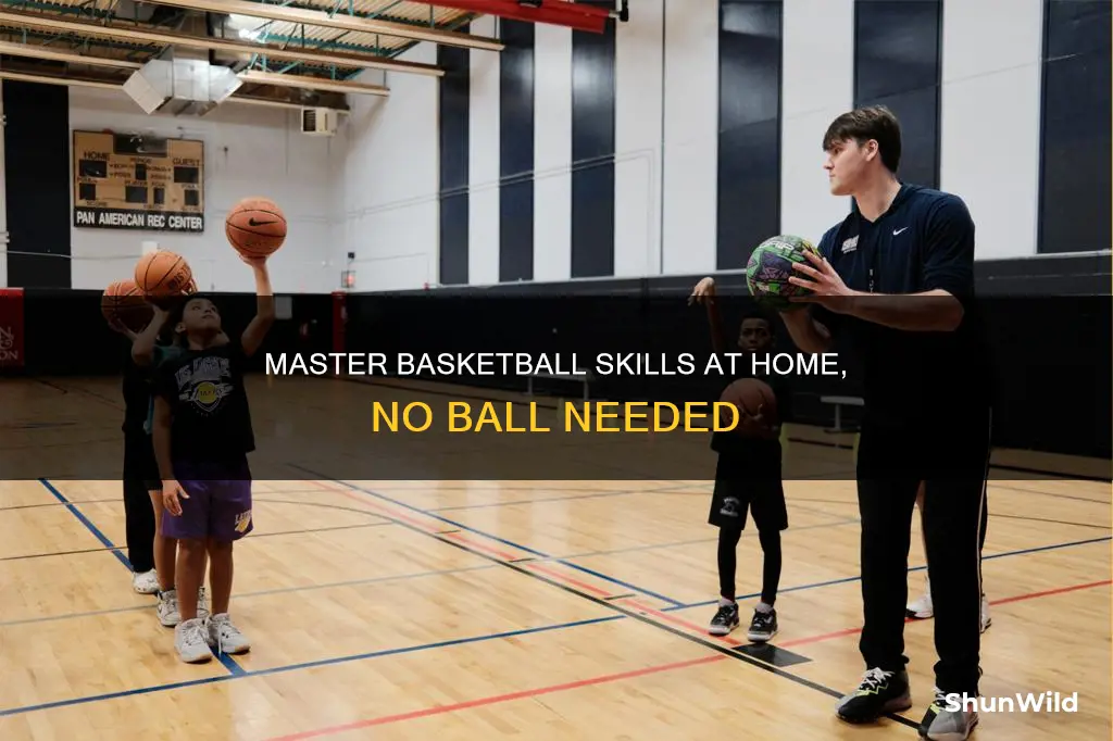 how to practice basketball at home without a ball