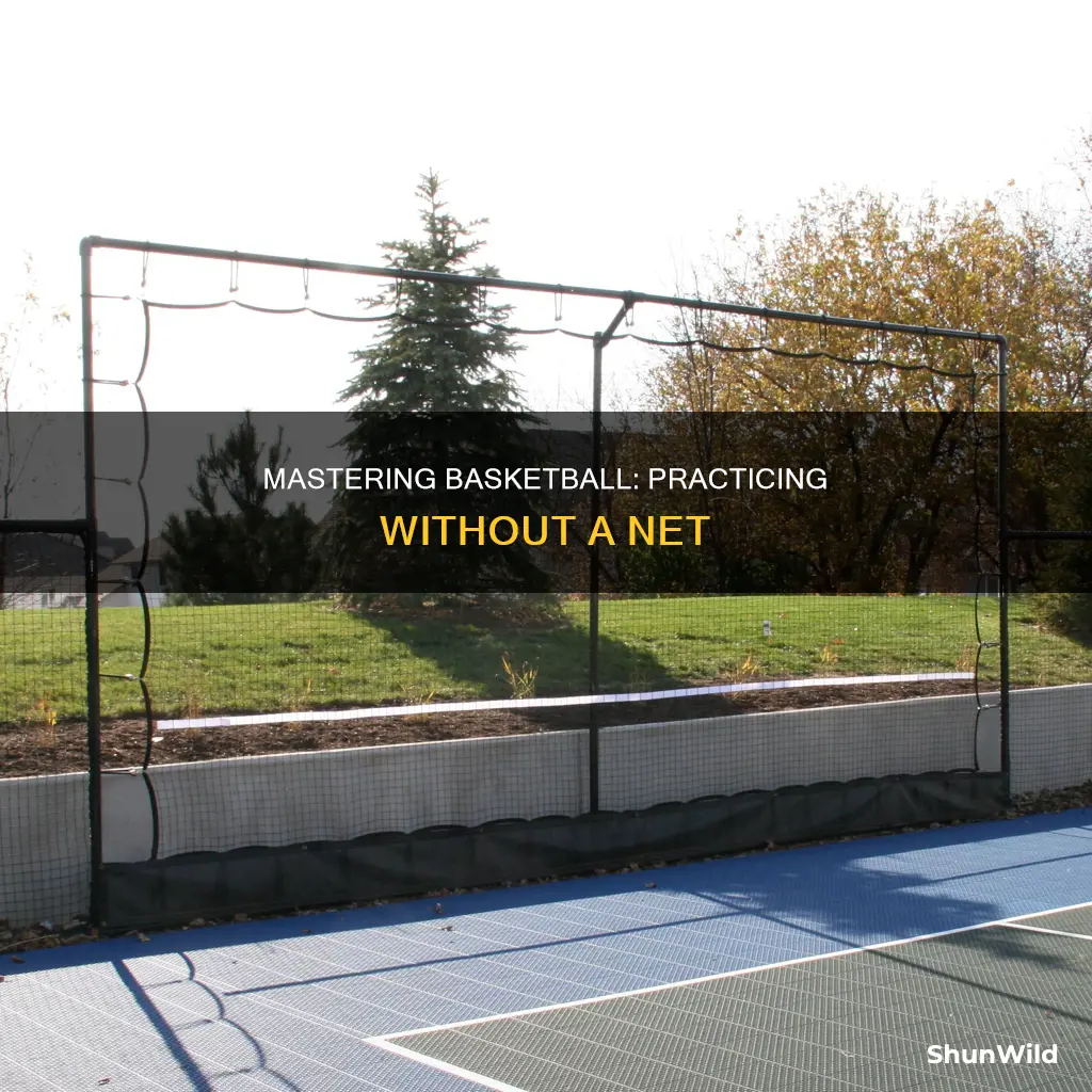 how to practice basketball without a net