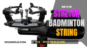 The Ultimate Guide to Pre-stretching Badminton Strings