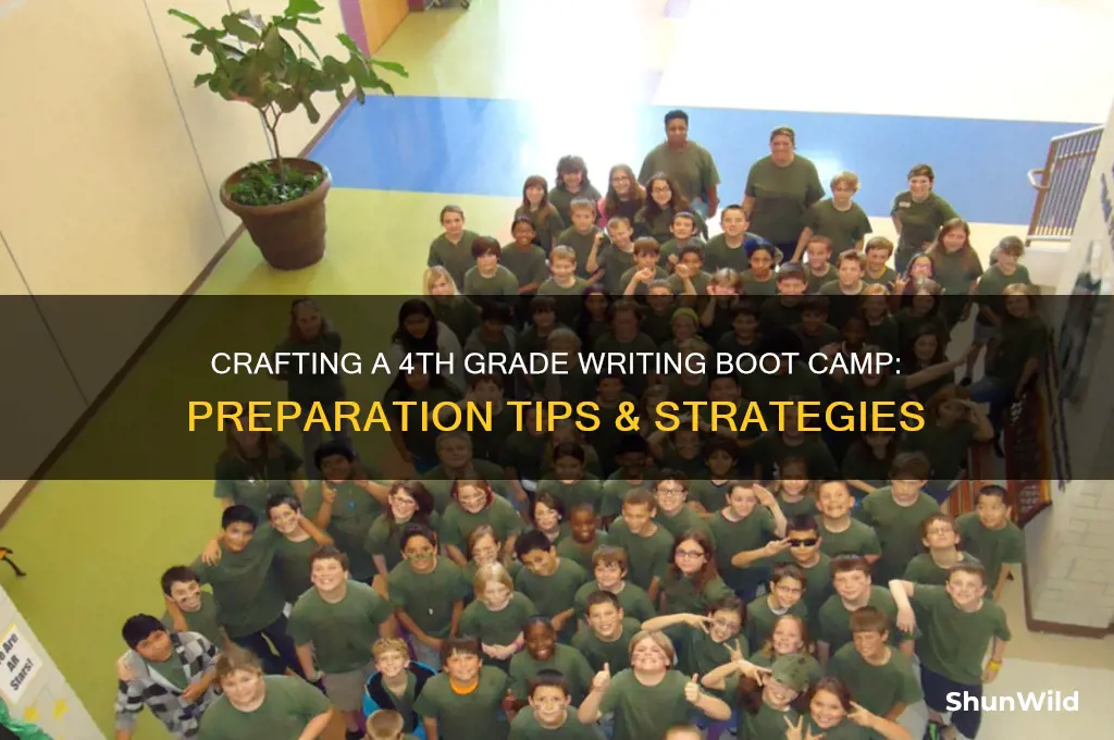 how to prepare a writing boot camp 4th grade